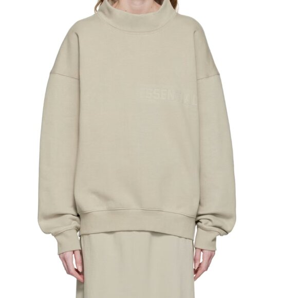 Fear of God Essentials Mock neck Sweatshirt Size Medium - Picture 2 of 5